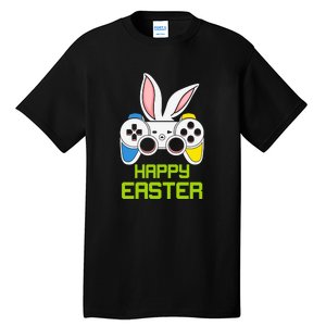 Happy Easter Day Video Game Controller Bunny Gamer Boys Tall T-Shirt