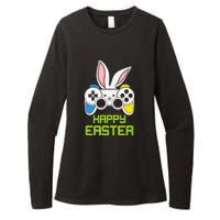 Happy Easter Day Video Game Controller Bunny Gamer Boys Womens CVC Long Sleeve Shirt