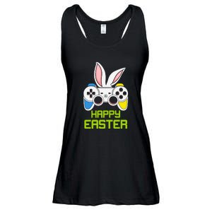 Happy Easter Day Video Game Controller Bunny Gamer Boys Ladies Essential Flowy Tank