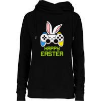 Happy Easter Day Video Game Controller Bunny Gamer Boys Womens Funnel Neck Pullover Hood