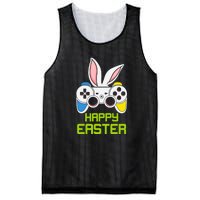 Happy Easter Day Video Game Controller Bunny Gamer Boys Mesh Reversible Basketball Jersey Tank