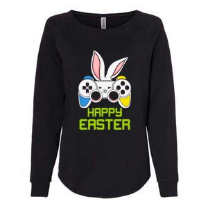 Happy Easter Day Video Game Controller Bunny Gamer Boys Womens California Wash Sweatshirt