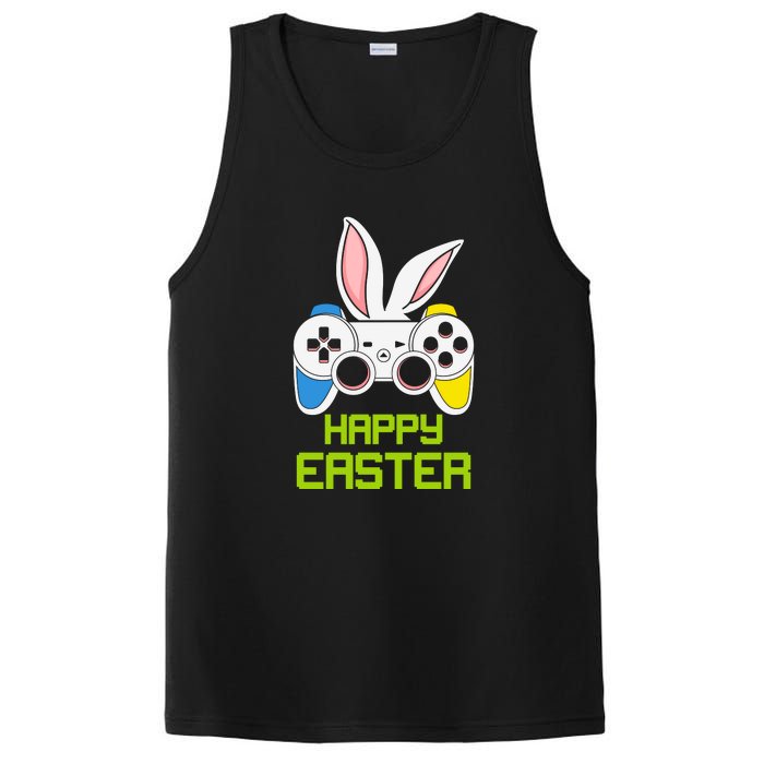 Happy Easter Day Video Game Controller Bunny Gamer Boys PosiCharge Competitor Tank