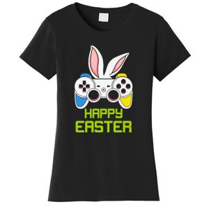 Happy Easter Day Video Game Controller Bunny Gamer Boys Women's T-Shirt