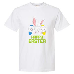 Happy Easter Day Video Game Controller Bunny Gamer Boys Garment-Dyed Heavyweight T-Shirt