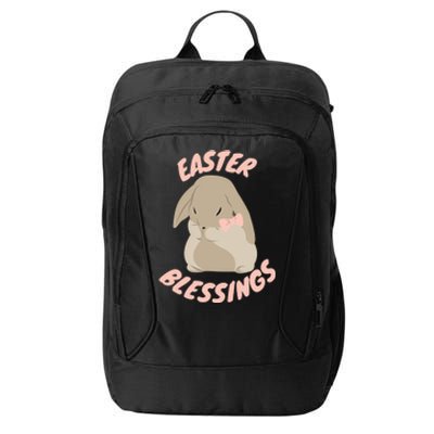 Easter Blessings Cute Easter Bunny Christian Goft Gift City Backpack