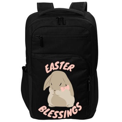 Easter Blessings Cute Easter Bunny Christian Goft Gift Impact Tech Backpack