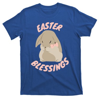 Easter Blessings Cute Easter Bunny Christian Goft Gift T-Shirt