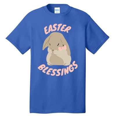 Easter Blessings Cute Easter Bunny Christian Goft Gift Tall T-Shirt