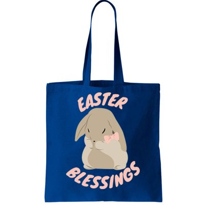 Easter Blessings Cute Easter Bunny Christian Goft Gift Tote Bag