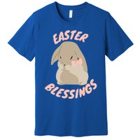 Easter Blessings Cute Easter Bunny Christian Goft Gift Premium T-Shirt