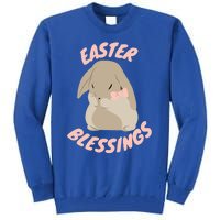 Easter Blessings Cute Easter Bunny Christian Goft Gift Tall Sweatshirt