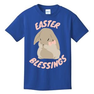 Easter Blessings Cute Easter Bunny Christian Goft Gift Kids T-Shirt