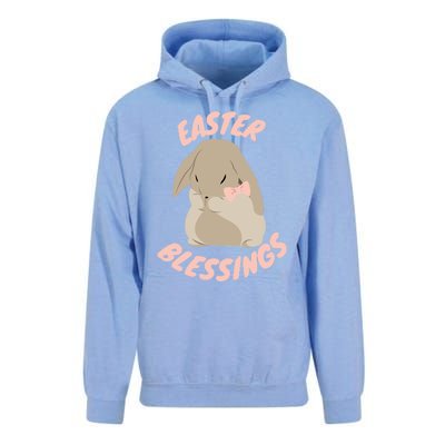 Easter Blessings Cute Easter Bunny Christian Goft Gift Unisex Surf Hoodie