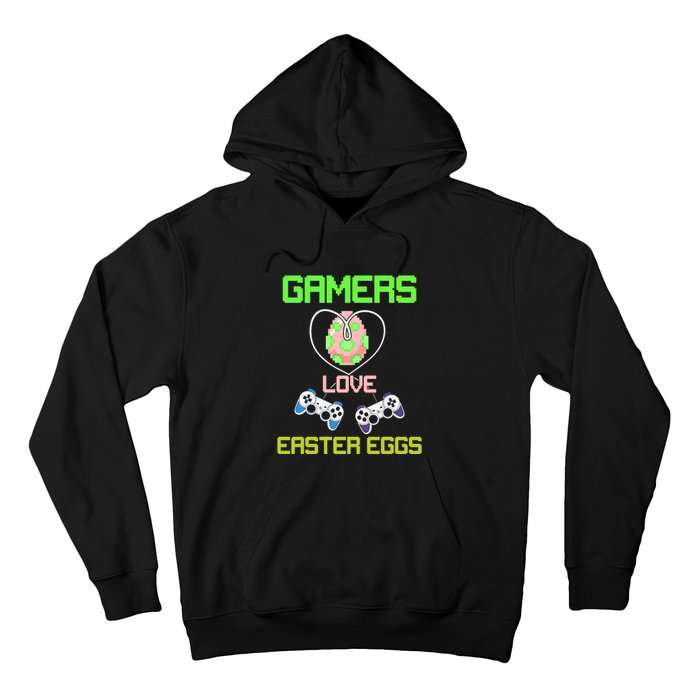 Gamers Love Easter Eggs Easter Day Video Game Controller Hoodie