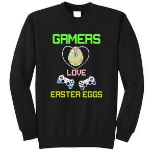 Gamers Love Easter Eggs Easter Day Video Game Controller Sweatshirt