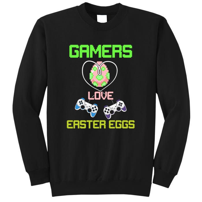 Gamers Love Easter Eggs Easter Day Video Game Controller Sweatshirt