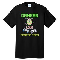 Gamers Love Easter Eggs Easter Day Video Game Controller Tall T-Shirt