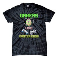 Gamers Love Easter Eggs Easter Day Video Game Controller Tie-Dye T-Shirt