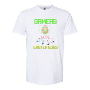 Gamers Love Easter Eggs Easter Day Video Game Controller Softstyle CVC T-Shirt