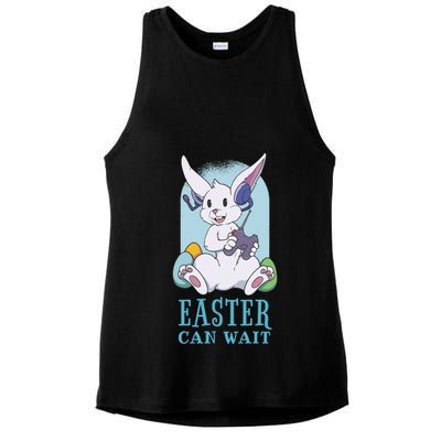 Easter Bunny Can Wait Gamer Ladies PosiCharge Tri-Blend Wicking Tank
