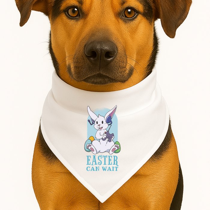 Easter Bunny Can Wait Gamer USA-Made Doggie Bandana