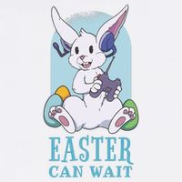 Easter Bunny Can Wait Gamer USA-Made Doggie Bandana