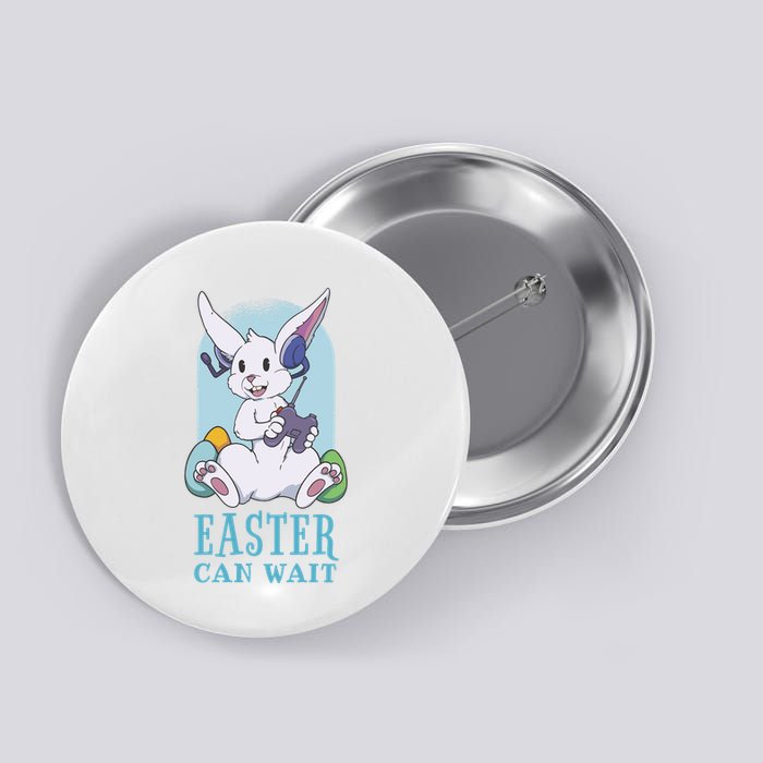 Easter Bunny Can Wait Gamer Button