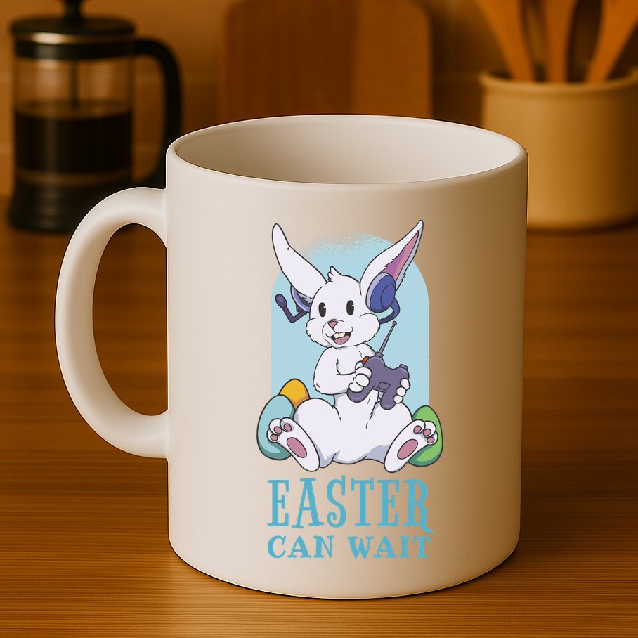 Easter Bunny Can Wait Gamer Mug