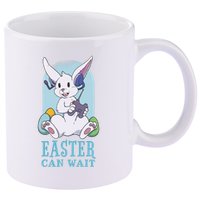 Easter Bunny Can Wait Gamer 11oz C Handle Ceramic Mug