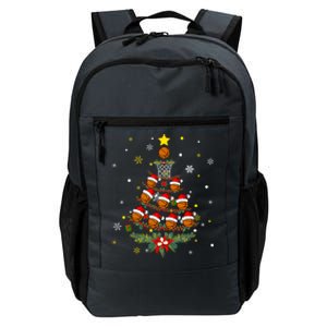 Egp3 Basketball Christmas Tree Merry Xmas Basketball Lover Gift Daily Commute Backpack