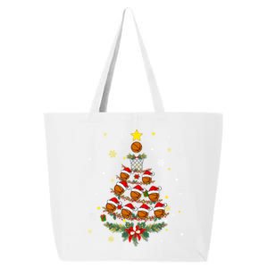 Egp3 Basketball Christmas Tree Merry Xmas Basketball Lover Gift 25L Jumbo Tote