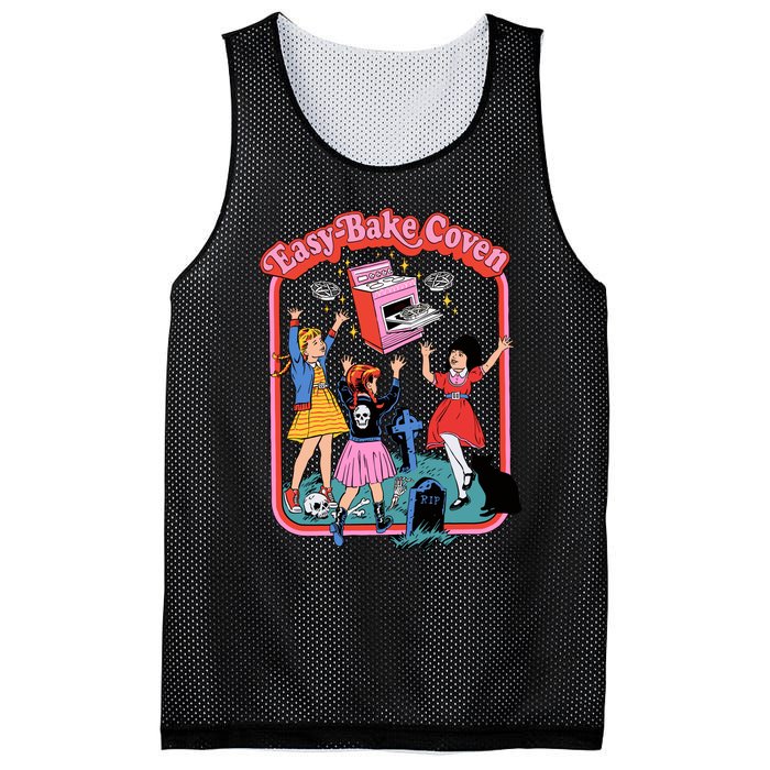 Easy Bake Coven 90s Horror Movie Fan Oversized Mesh Reversible Basketball Jersey Tank