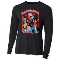 Easy Bake Coven 90s Horror Movie Fan Oversized Cooling Performance Long Sleeve Crew