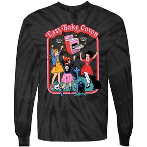 Easy Bake Coven 90s Horror Movie Fan Oversized Tie-Dye Long Sleeve Shirt