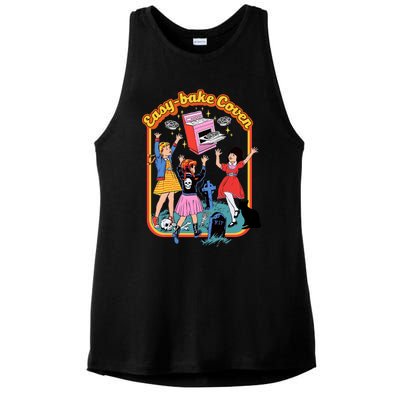 Easy Bake Coven 90s Horror Movie Fan Retro Easy Bake Coven Halloween Ladies PosiCharge Tri-Blend Wicking Tank