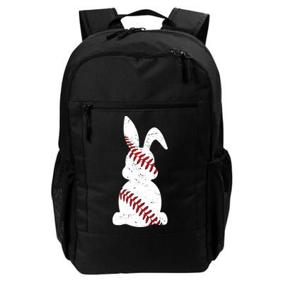 Easter Baseball Cute Easter Bunny With Baseball Easter Cool Gift Backpack
