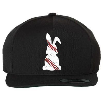 Easter Baseball Cute Easter Bunny With Baseball Easter Cool Gift Wool Snapback Cap
