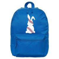 Easter Baseball Cute Easter Bunny With Baseball Easter Cool Gift 16 in Basic Backpack