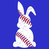 Easter Baseball Cute Easter Bunny With Baseball Easter Cool Gift 16 in Basic Backpack