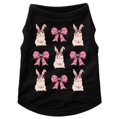 Easter Bunny Coquette Bow Ribbon Rabbit Lover Gift Doggie Tank