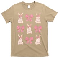 Easter Bunny Coquette Bow Ribbon Rabbit Lover Gift T-Shirt