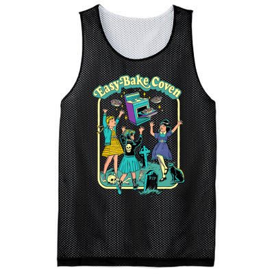 Easy Bake Coven Retro Halloween 90s Mesh Reversible Basketball Jersey Tank