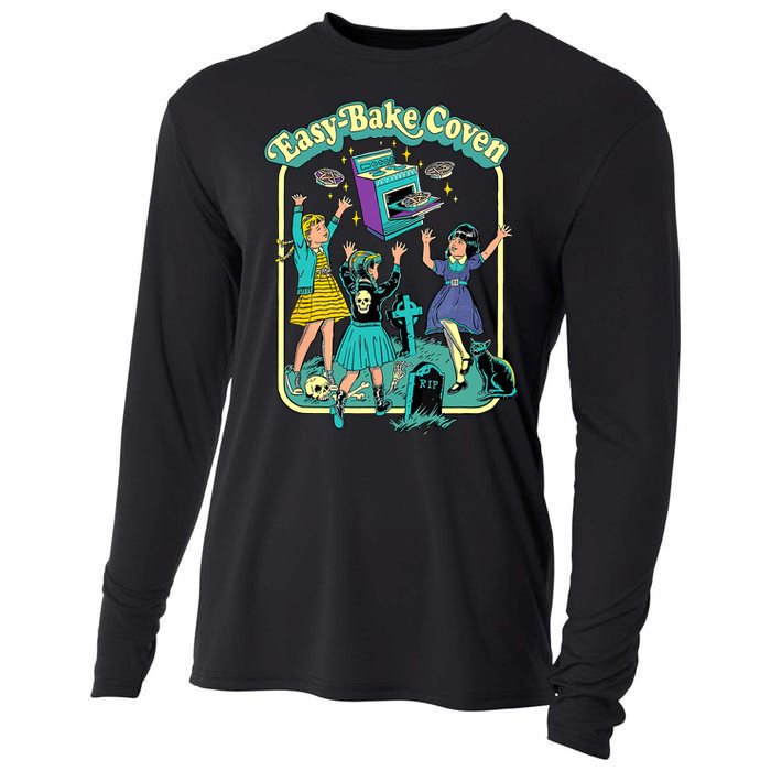 Easy Bake Coven Retro Halloween 90s Cooling Performance Long Sleeve Crew