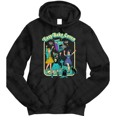 Easy Bake Coven Retro Halloween 90s Tie Dye Hoodie