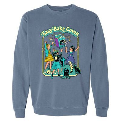 Easy Bake Coven Retro Halloween 90s Garment-Dyed Sweatshirt