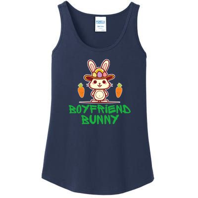 Easter Boyfriend Cute Bunny Ladies Essential Tank