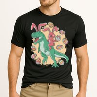 Easter Bunny Dinosaur Festive Holiday Cooling Performance Crew T-Shirt