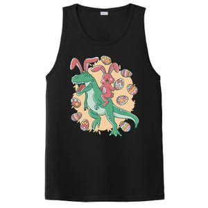 Easter Bunny Dinosaur Festive Holiday PosiCharge Competitor Tank