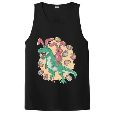 Easter Bunny Dinosaur Festive Holiday PosiCharge Competitor Tank